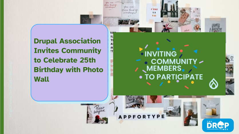 Drupal Association Invites Community to Celebrate 25th Birthday with Photo Wall