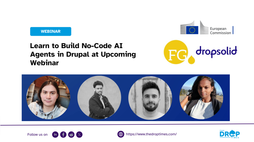 Learn to Build No-Code AI Agents in Drupal at Upcoming Webinar