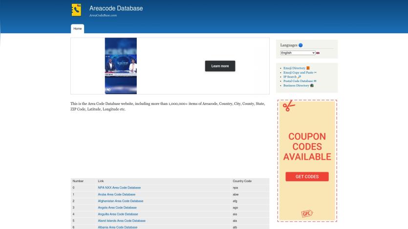 areacodebase.com