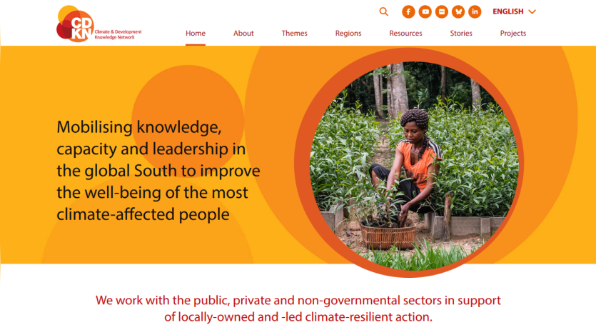 Climate & Development Knowledge Network mobilizing knowledge and leadership to improve well-being of climate-affected people