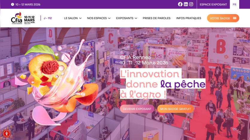 CFIA Rennes event March 10-12 2026 promoting innovation in agriculture with exhibitor and badge options