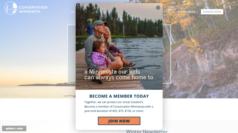 Homepage with navigation bar, large hero image of a mountain landscape, and headline 'Explore the World with Us'