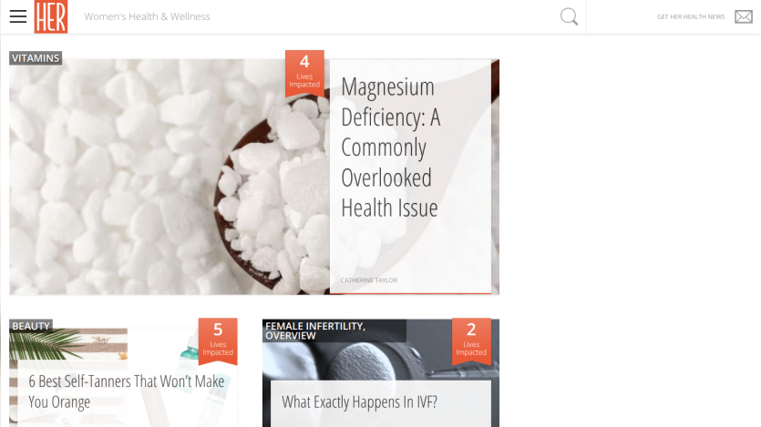Health articles on magnesium deficiency and related topics.