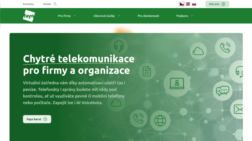 Telecommunication services for companies and organizations with automation and AI Voicebot integration