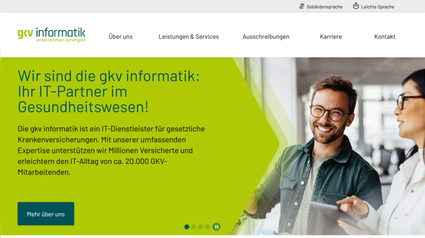 IT service provider gkv informatik supports statutory health insurance with expertise for 20,000 employees