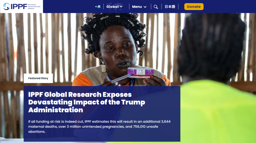 IPPF highlights research on the impact of the Trump administration on maternal health.