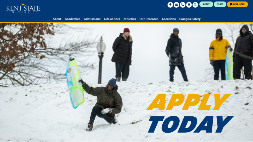 Homepage hero section with headline 'Welcome to Our Service' and navigation menu at top