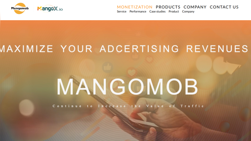Maximize your advertising revenues with Mangomob, connecting to increase traffic value.