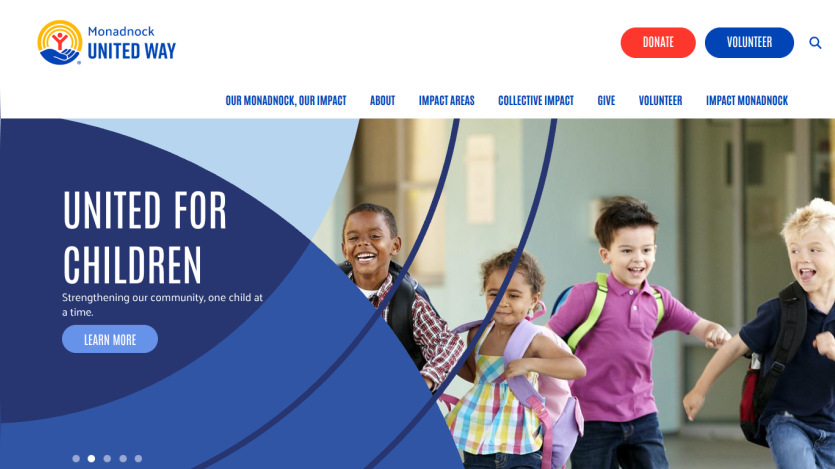 Homepage with navigation bar, large hero image of a laptop on desk, and headline 'Welcome to Tech Solutions'