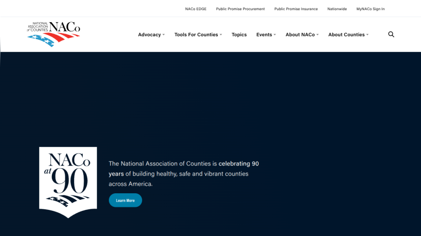 NACo celebrates 90 years of building healthy, safe, and vibrant counties across America.