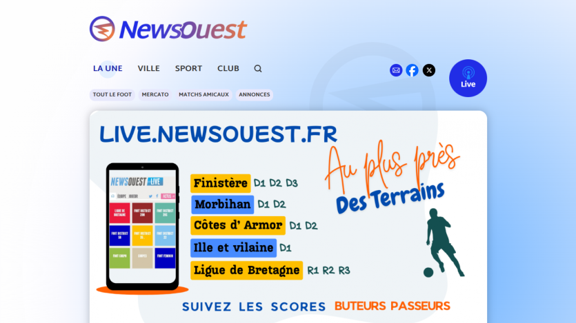 Live sports scores and updates from NewsOuest, featuring various leagues and teams.