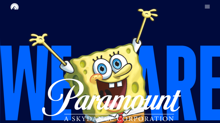 Paramount branding with 'WE ARE' and a character illustration.