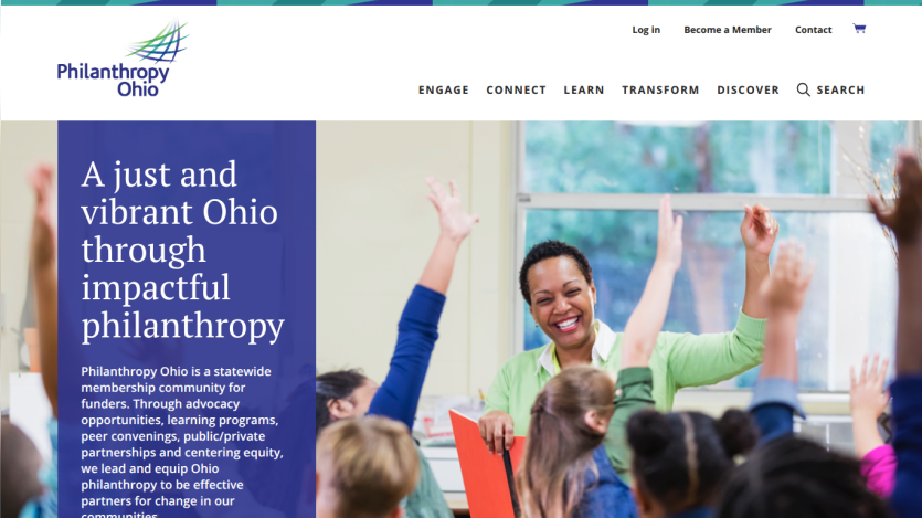 Homepage with navigation bar, large hero image showing a woman in a yellow jacket, and headline 'Find your perfect fit'