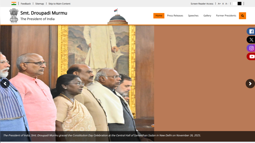 presidentofindia.gov.in
