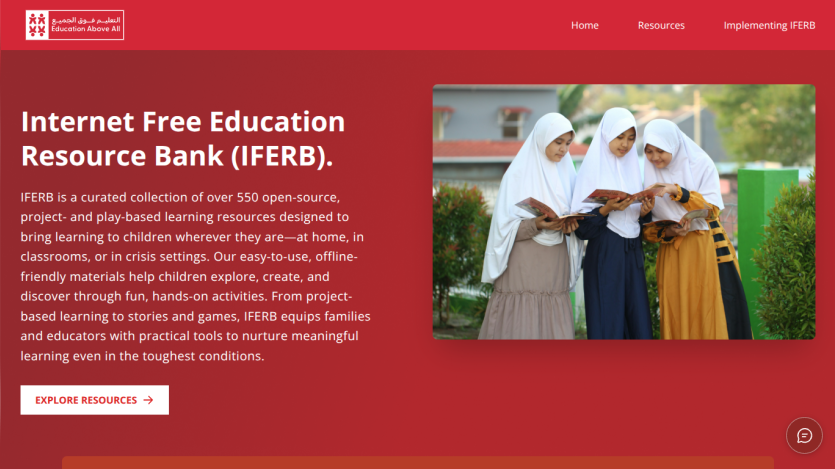 Homepage with navigation bar, main headline, and call-to-action button in hero section