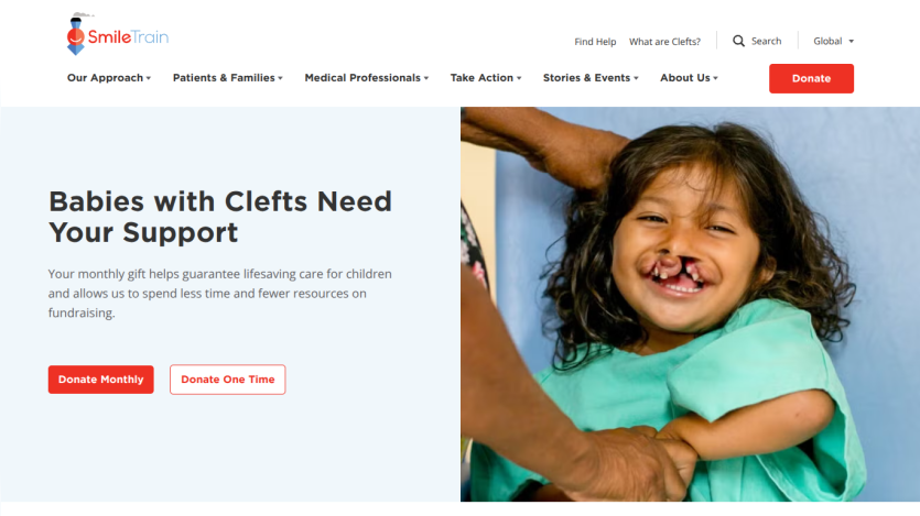 Support babies with clefts through monthly or one-time donations to guarantee lifesaving care