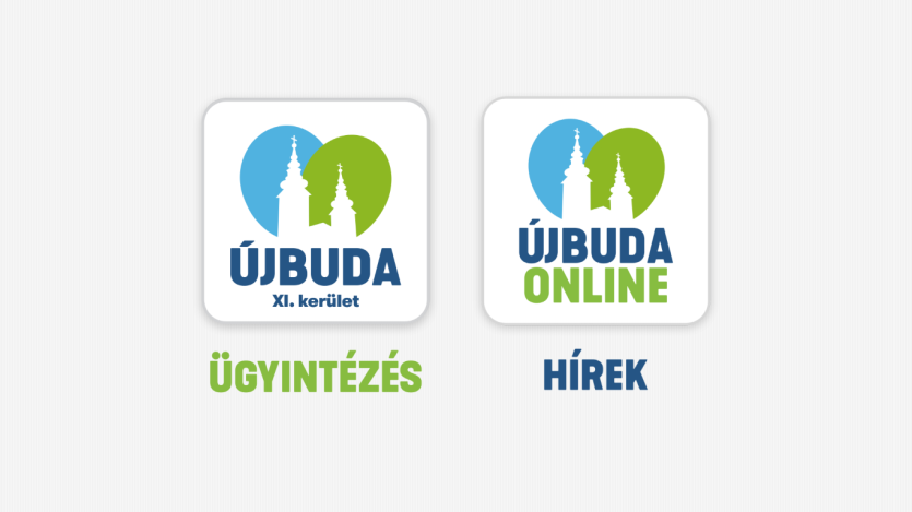 Újbuda XI. kerület website with options for administration and news sections