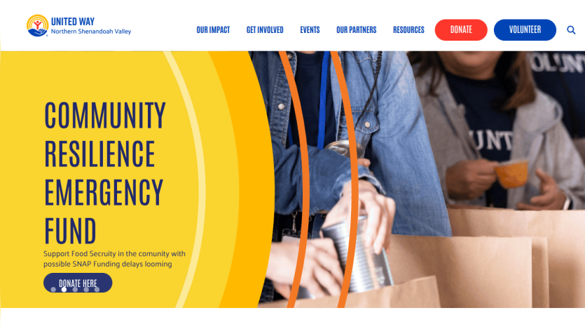 Homepage with navigation bar, large hero image featuring a woman with a laptop, and headline about AI-powered writing assistant