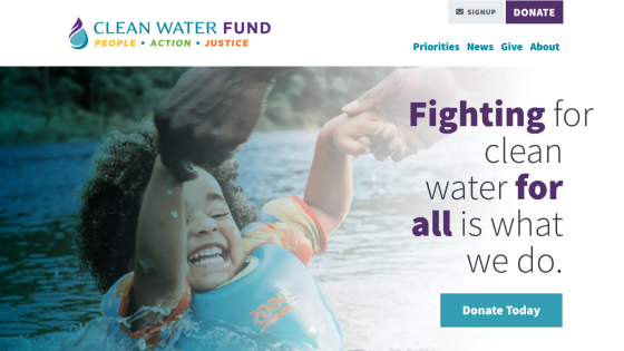 Homepage header with navigation menu and hero section featuring a promotional banner and call-to-action button