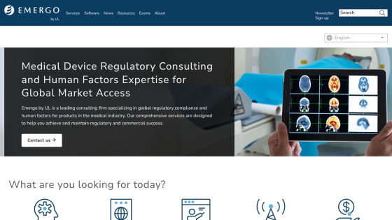 Medical device regulatory consulting and human factors expertise for global market access by Emergo