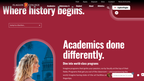 Homepage with navigation bar, large hero image featuring a mountain landscape, and headline 'Explore the World with Us'