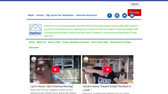 Homepage with navigation bar, hero image of a woman in a yellow jacket, and text about a new collection