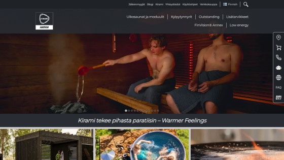 Homepage with a large hero image of a woman in a yellow jacket, headline 'The best way to learn a language', and navigation menu