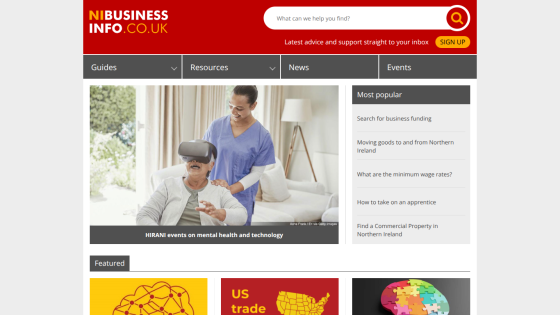 Homepage featuring guides, resources, and news on health and technology.