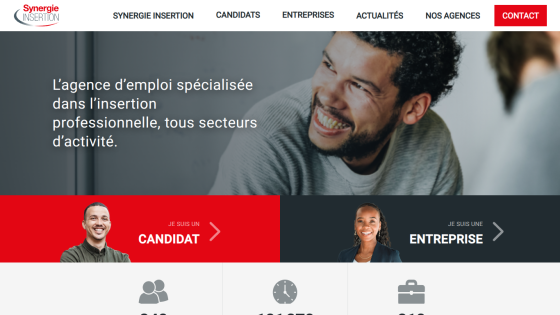 Employment agency specializing in professional integration across all sectors, with options for candidates and businesses.