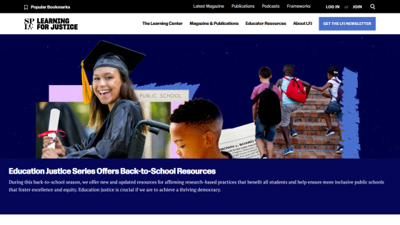 Education Justice Series offers back-to-school resources for students and schools.