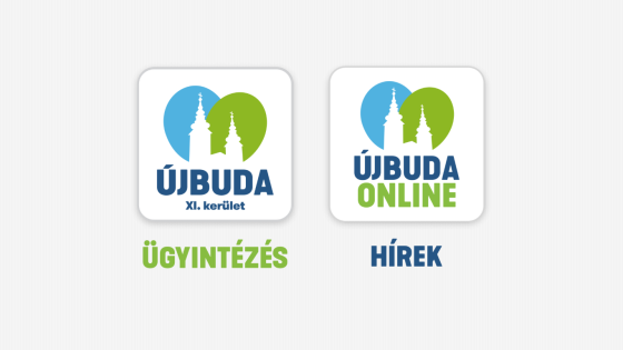 Újbuda XI. kerület website with options for administration and news sections