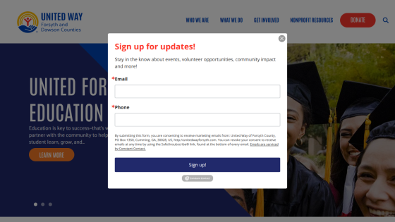 Homepage with navigation bar, large hero image featuring a woman in a yellow jacket, and headline 'The best way to shop for insurance'