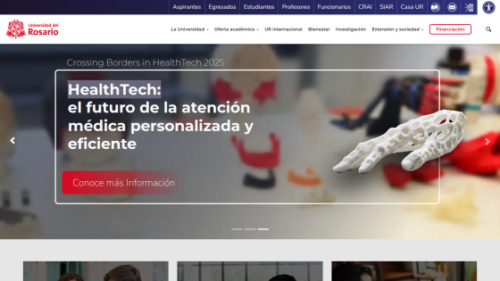 HealthTech: el futuro de la atención médica personalizada y eficiente. Botón para más información.