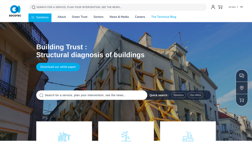 socotec.fr website screenshot