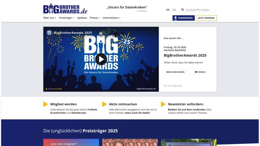 bigbrotherawards.de