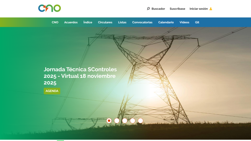Technical event Jornada Técnica SControles 2025 scheduled virtually on November 18, 2025 with agenda button