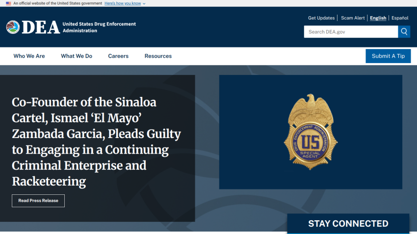 DEA announcement about Ismael 'El Mayo' Zambada Garcia's guilty plea.