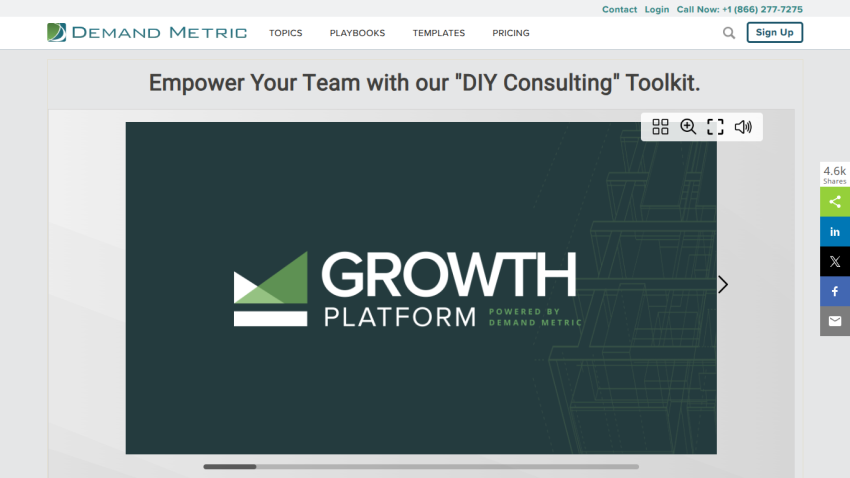 Empower your team with the DIY Consulting Toolkit and Growth Platform.