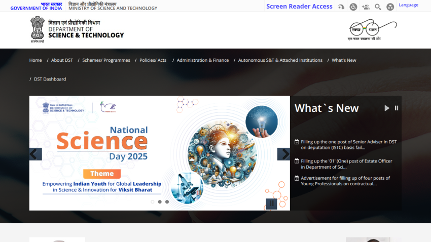 National Science Day 2023 theme promoting youth engagement in science.