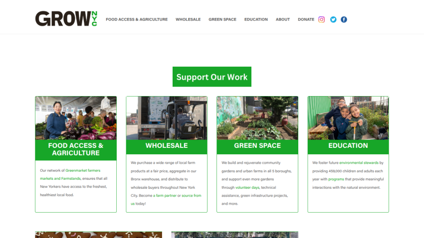 Homepage with navigation bar, large headline 'Welcome to Our Service', and a call-to-action button