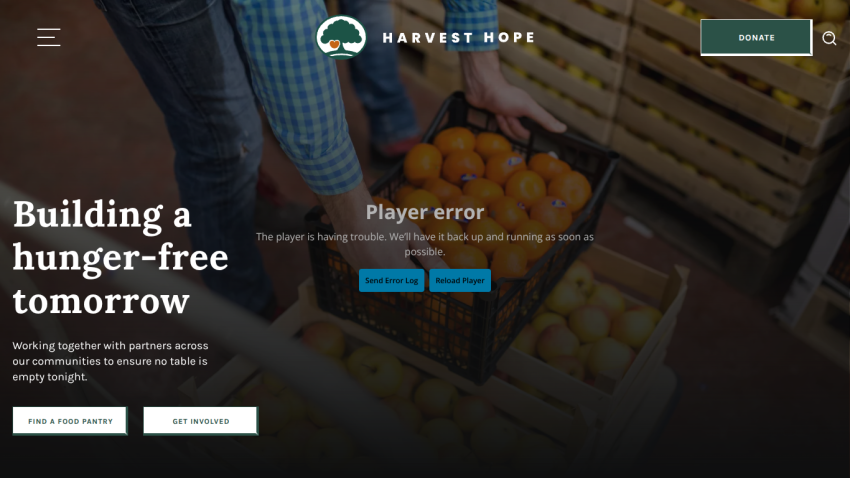 Homepage hero section with headline 'Discover Your Next Adventure' and navigation menu at top