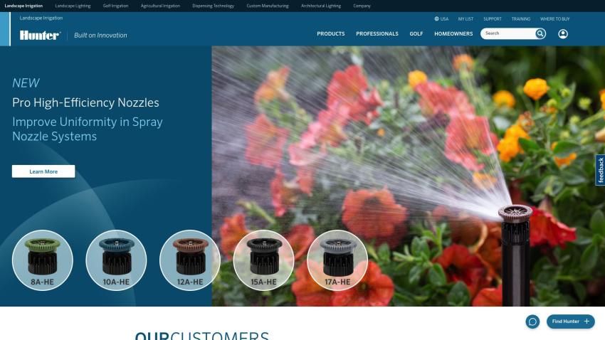 hunterirrigation.com