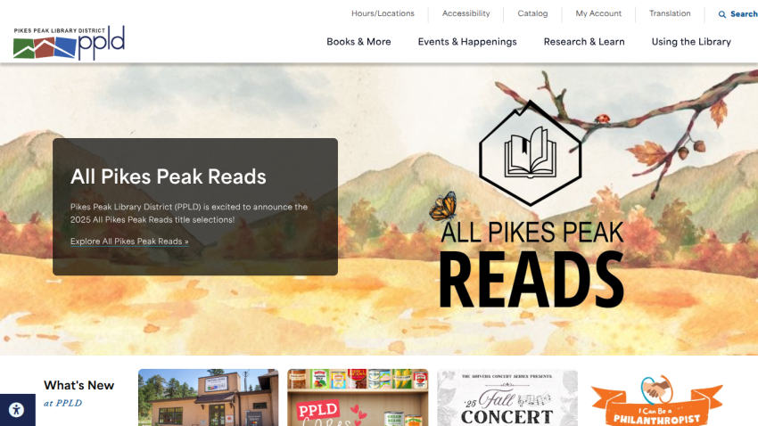 Pikes Peak Library District announces 2025 All Pikes Peak Reads with event and library navigation links
