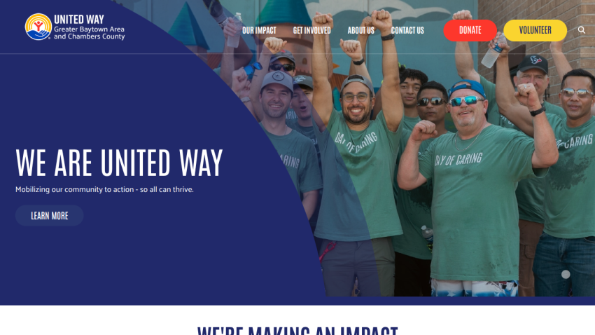 Homepage header with navigation menu and hero section featuring a woman holding a phone and text about a 30-day free trial