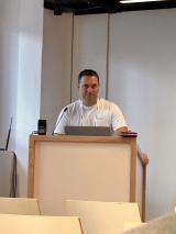 Alvaro Hurtado speaking at DrupalCon Vienna 2025