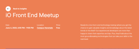 iO Front end meetup