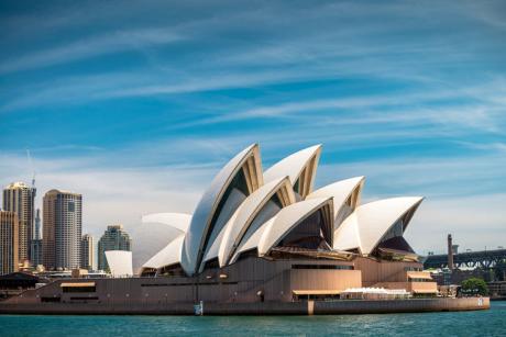 Sydney Opera House front angle