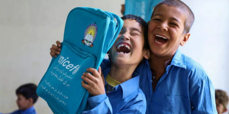 children smiling