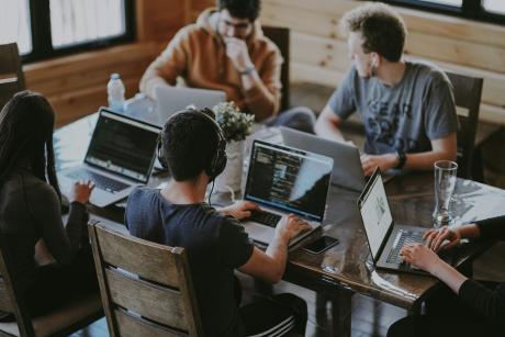 group-of-people-using-laptop-computer