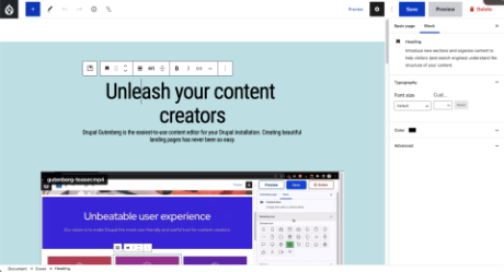 Unleash your content creators